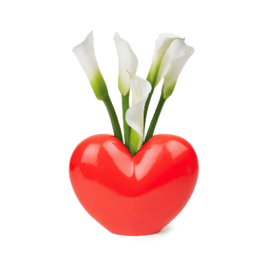 Love Vase - Red