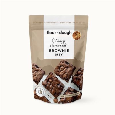 Flour &amp; Dough Chewy Chocolate Brownies