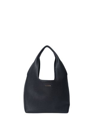Saben Kiki Shoulder Bag - Black Lightly Milled