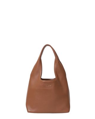 Saben Kiki Shoulder Bag - Tan Lightly Milled