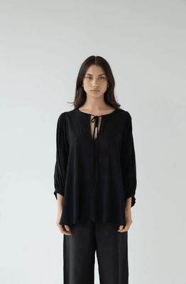 Sophie Tie Top - Black