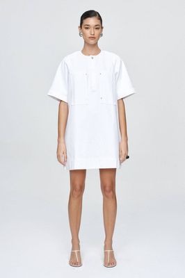 Marle Patch Pocket Dress - Blanc