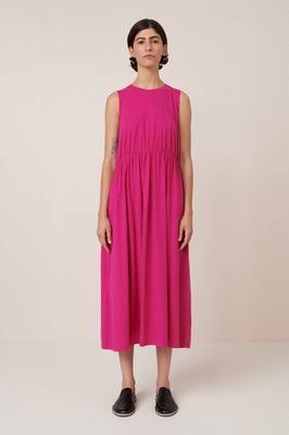 Kowtow Light Curve Dress - Magenta