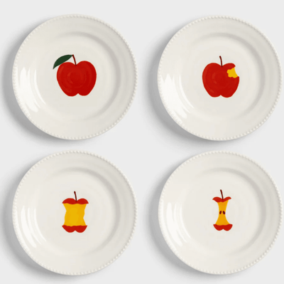 Klevering Haines Apple Plate Set