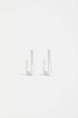 Elk Sokar Earrings - Silver