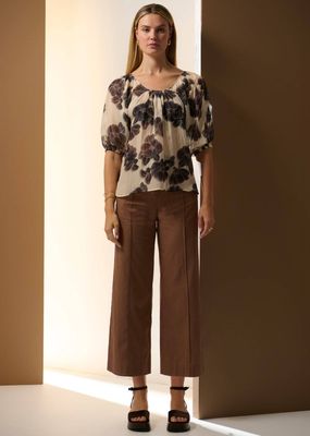 Pol Amara Scoop Top - Amara Print