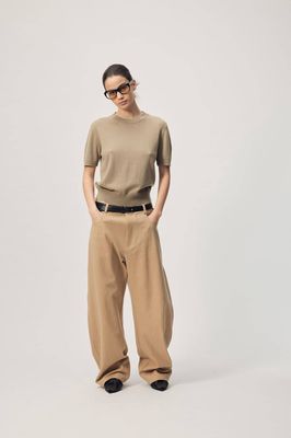 Gregory Farrah Jumper AW26 - Smokey Taupe
