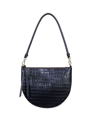 Saben Gani Shoulder Bag - Black Croc