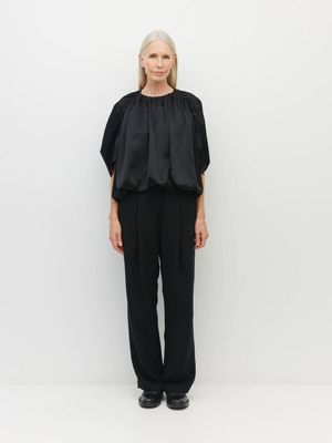 Juliette Hogan Una Top (Dress Satin) Gloss Black