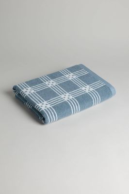 Baina Frisa - Pool Towel - Celeste &amp; Chalk