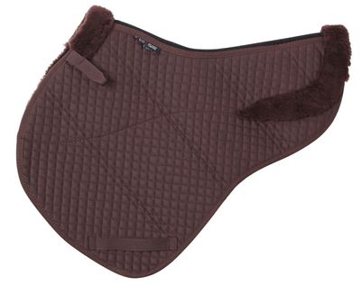 LAMBSWOOL CLOSE CONTACT SADDLECLOTH-BROWN