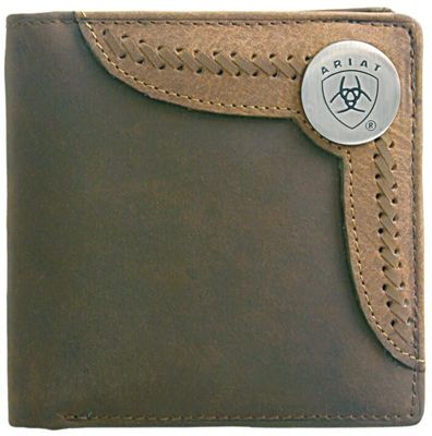 ARIAT - BI-FOLD WALLET - TWO TONED ACCENT OVERLAY