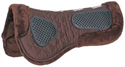 HALF PAD WITH SILICON GRIP - BROWN