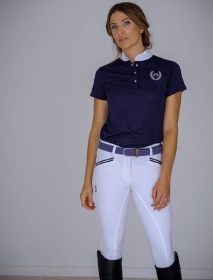 ABIGAIL COMPETITION BREECHES - WHITE/NAVY