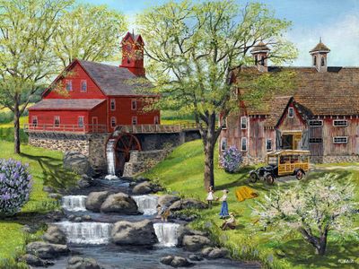 DP6038 - 80x60 The Watermill