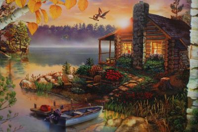 DP5134 - 80x55 Cabin by the Lake