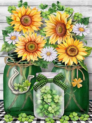 DP5150 - 50x65 Sunflowers in a Jar