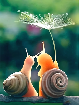 DP1016 - 40x50 Snails in Love