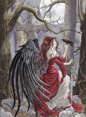DP5321 - 50x70 Angel with Raven