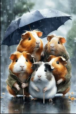 DP4398 - 40x60 Guinea Pigs Shelter in the Rain