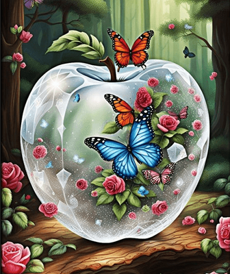 DP4409 - 40x50 Glass Apple