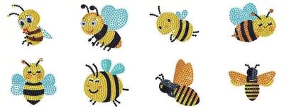 FM108 - Bumble Bee Fridge Magnets