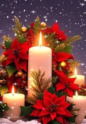 DP4425 - 40x60 Christmas Candles