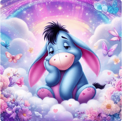 DP5451 50x50 Eeyore Dreams