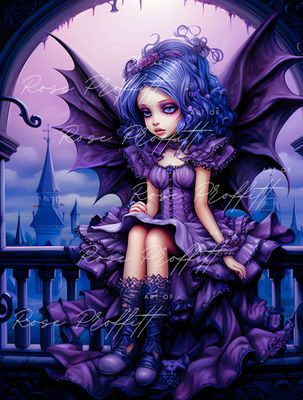 DP9094 - 60x80 Nocturnal Violet Muse [pre-order only]