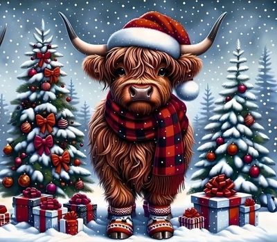 DP5455 - 50x50 Christmas Moo