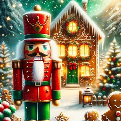 DP5461 - 50x50 Christmas Nutcracker