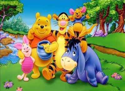 DP5478 - 70x50 Pooh &amp; Friends