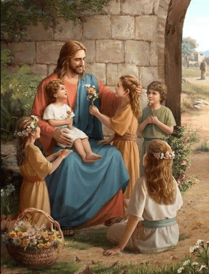 DP5481 - 50x65 Jesus with Children