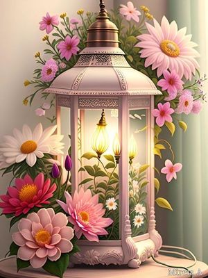 DP4462 - 40x55 By The Light of the Lamp [4x ABs + 4x Fairy Dust Beads]