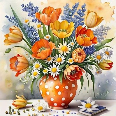 DP5506 - 50x50 Autumn Bouquet [5x ABs + 4x Fairy Dust Beads]