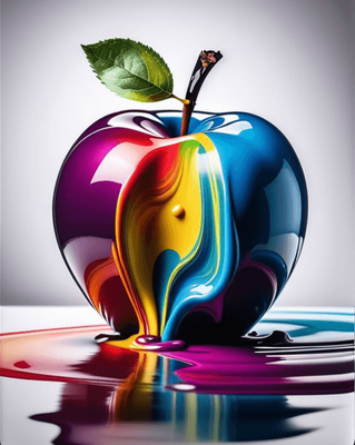 DP4469 - 40x50 One Bite of the Apple [5x AB, 3x Metallic Beads]