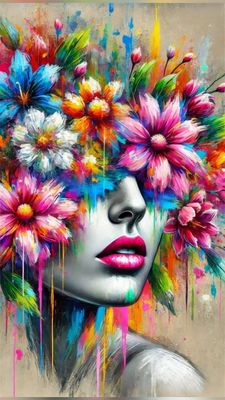 DP4472 - 40x70 Flower Vision [5x AB, 4x Metallic Beads]