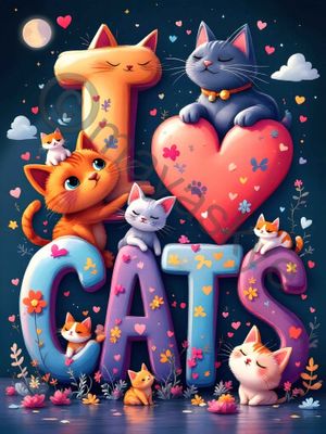 DP9309 - I Love Cats