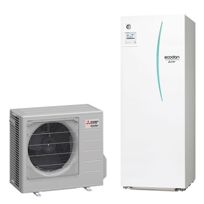 Ecodan QUHZ CO2 Hot Water Heat Pump with Cylinder