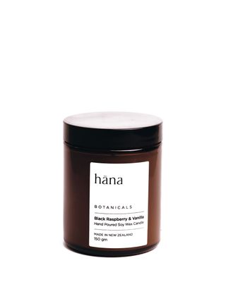 Black Raspberry &amp; Vanilla Candle | Hana Botanicals