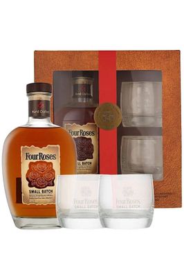 FOUR ROSES SMALL BATCH BOURBON 45% 700ML 2 GLASSES GIFT SET