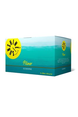 SUNSHINE BREWING PIPELINE PILSNER 6PACK CANS