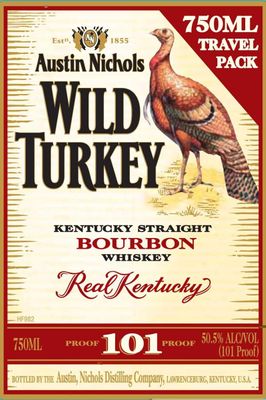 WILD TURKEY 101 BOURBON WHISKEY  50.5% 700ML