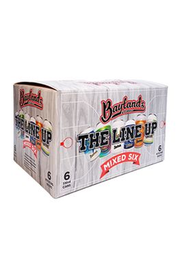 BAYLANDS THE LINE UP MIXED SIX 330ML 6 PACK