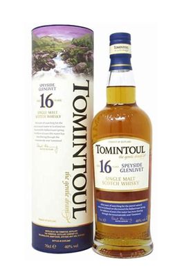 TOMINTOUL 16 YEAR OLD 700ML WHISKY 40%