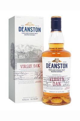 DEANSTON VIRGIN OAK HIGHLAND MALT WHISKY 46.3% 700ML