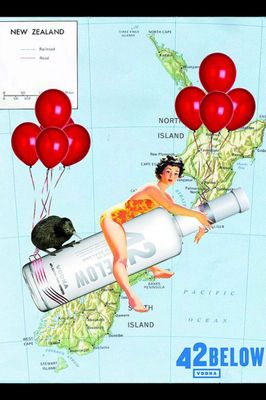 42 BELOW NZ PREMIUM PLAIN VODKA 40% 1LTR