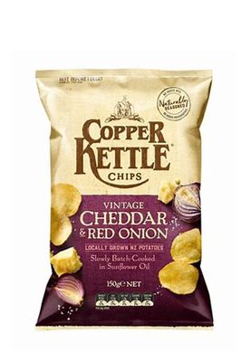 COPPER KETTLES CHEDDAR AND RED ONION