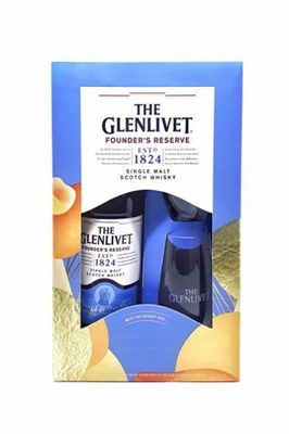GLENLIVET FOUNDERS RESERVE 700ML + 2 GLASSES