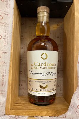 THE CARDRONA SINGLE MALT GROWING WINGS  MOUNT DIFF PINOT CASK #301 375ML 67.4 ABV